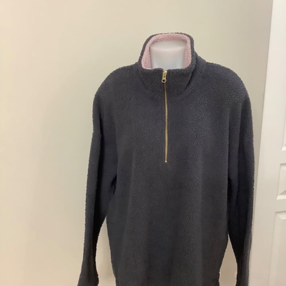 Old Navy Fleece Quarter  Zip fits XL best - Picture 3 of 4